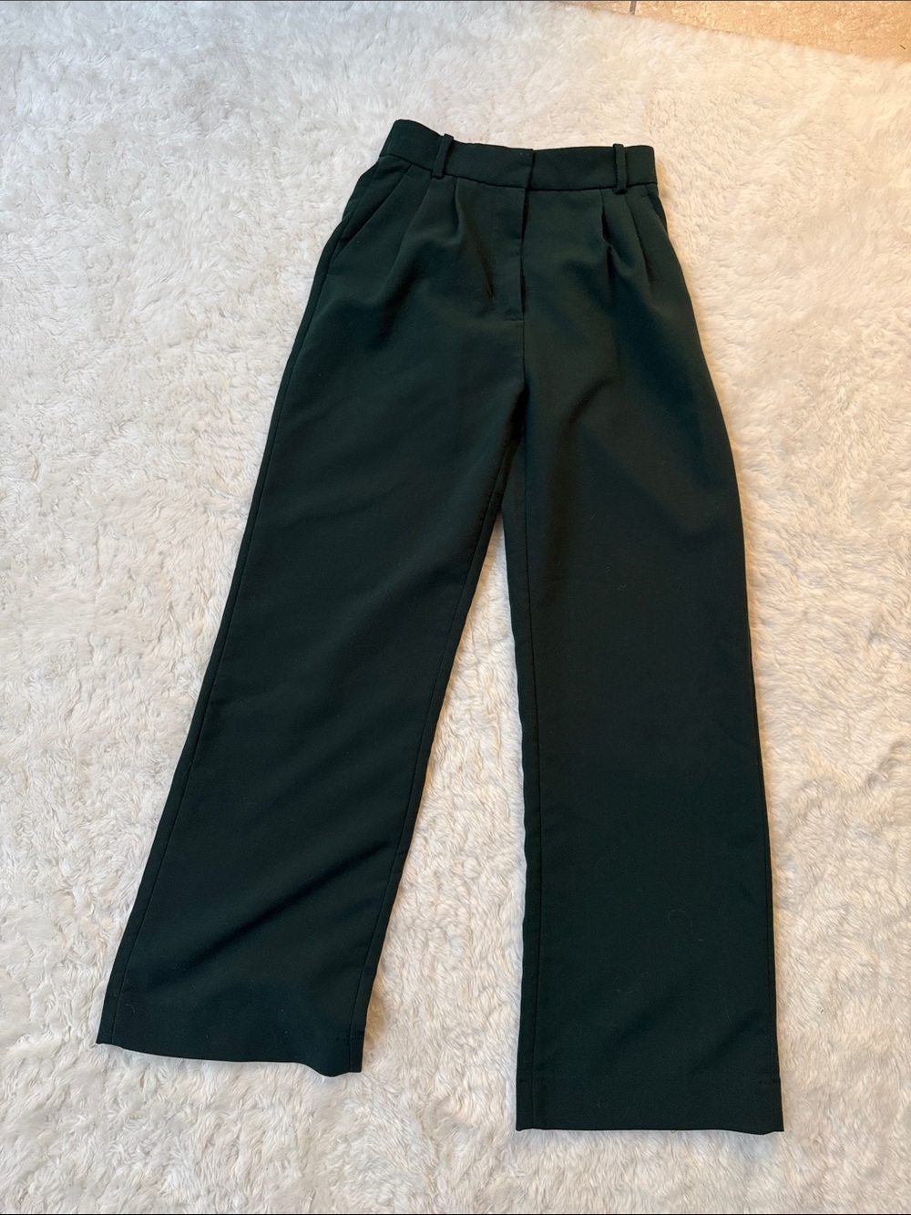 Abercrombie & Fitch Sloane Tailored Pants in Dark Green